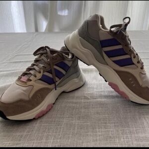 Adidas Retropy F90 Low Chalky Brown Purple Rush Women Shoes Sneakers Size 5.5